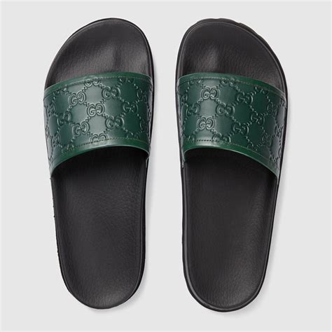 cheap gucci slides men's|gucci slides men 10.